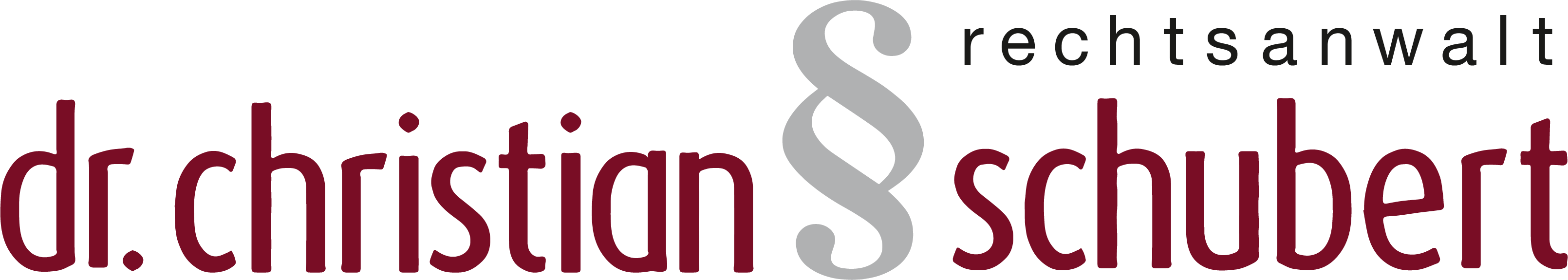 Logo, Rechtsanwalt Dr. Christian Schubert, Salzburg